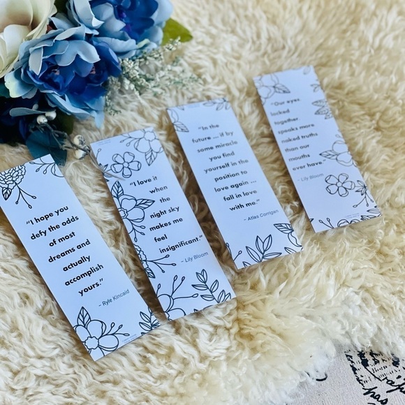 Set of 4 DIY Coloring Bookmarks - It Ends With Us by Colleen Hoover - Picture 4 of 4
